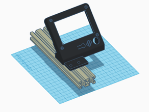 cr-10 lcd 12864 mont 2040 extrusion 3d print model - Mito3D