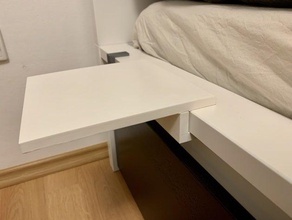 ikea malm bed small table phone 3d print model - Mito3D