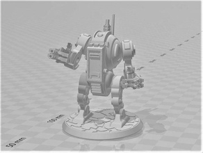 moderno furibundus modello di stile dreadnought - 28mm robot, sci-fi gratuita 30mm 32mm fantasia robot spazio 3d print model - Mito3D
