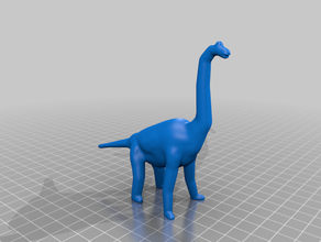 brachiosaurus animals dino dinosaur dinosaurs kids reptile sculpture toy toys 3d print model - Mito3D
