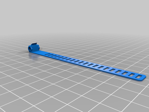 il mio personalizzati con clip di fissaggio per cavo xlr su misura 3d print model - Mito3D