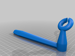 simple filament guide feeding down cr-10 mini universal spool holder cr10 3d print model - Mito3D