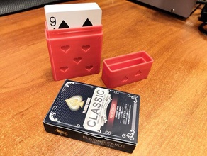 playing cards box 3d print model - Mito3D