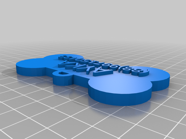 meine angepasste dogtag kundengebundene 3D print model - Mito3D