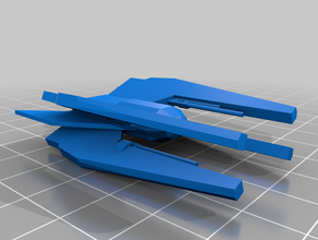 m208 interseptor avcı alanı starfighter 3d print model - Mito3D