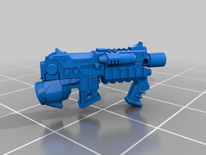 atirador do esquadrão de arma alternativa - carabina fogo cobertura 40k eliminadores 3d print model - Mito3D