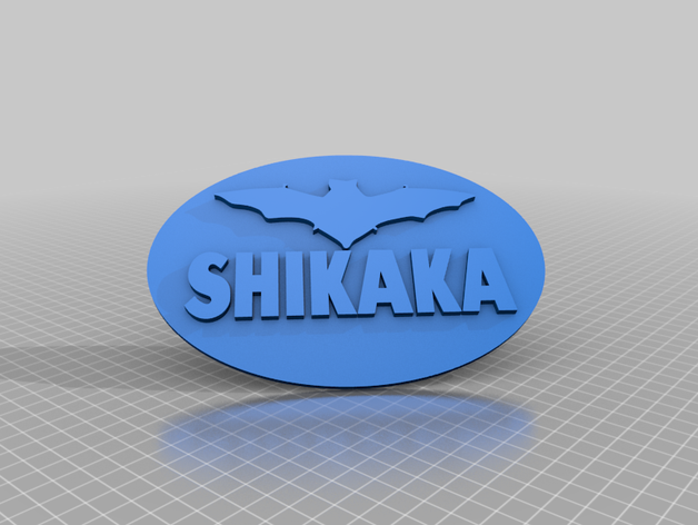 shikaka bat 3D print model - Mito3D