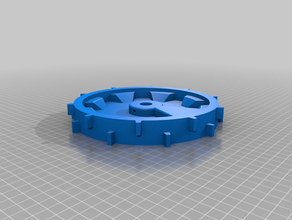 robot tondeuse roue rep coll 3d print model - Mito3D