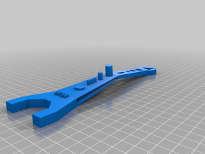 customized wrench 3d print model - Mito3D
