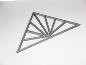 resin triangles 3d print model - Mito3D