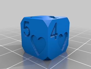 dice barbarian customized 3d print model - Mito3D