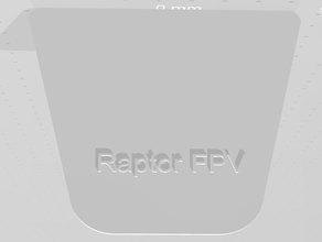 fpv raptor v2 plaque avant 3d print model - Mito3D