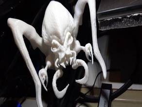 aliens boba head monster 3d print model - Mito3D