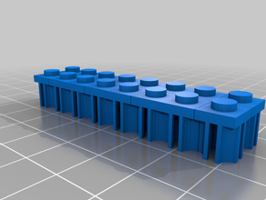brique de lego em 3d print model - Mito3D