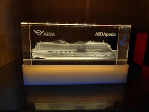 aida perla supports 3d print model - Mito3D