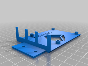 anycubic i3 raspberry cam & cable holder 3d print model - Mito3D