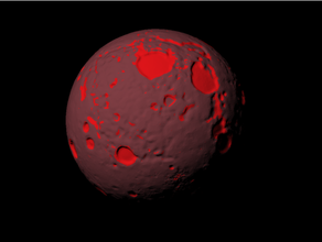 luna 4 milyar yıl önce bir yirmi milyon ölçekli astronomia Astronomi grail ağır bombardıman varsayımsal lhb matlab ay güzel model ölçek güneş sistemi alanı 3d print model - Mito3D
