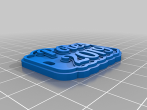 minha personalizado de várias linhas tag chaveiro potes 3d print model - Mito3D