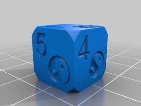 dados monge personalizado 3d print model - Mito3D