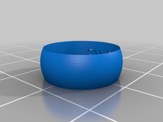 anello di nozze concetto modello 3D print model - Mito3D