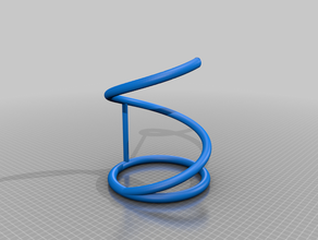 twisted-Lampe geführt 3d print model - Mito3D
