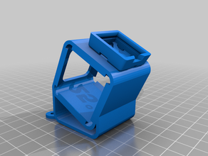 aksilver 25 polaroidcube mount +gps akframes polaroid cube 3d print model - Mito3D