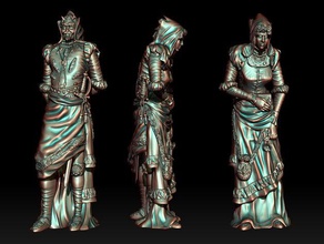 margaretta mefistófeles diablo mal francia el alemán satanás la estatua 3d print model - Mito3D