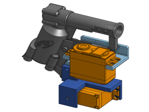 nerf jolt-tilt-pan-Turm 3d print model - Mito3D