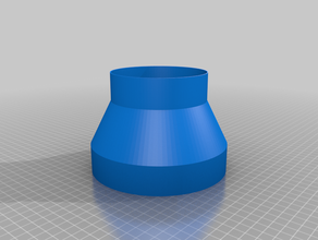 vent adapter customized 3d print model - Mito3D
