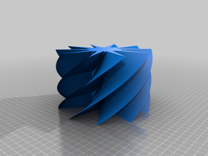 my customized double tapered vase 3d print model - Mito3D