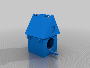 simples bird house atualizado pássaro casa de passarinho a jeronplayz poorlydesignedgarbage poorlydesignedtrash 3d print model - Mito3D