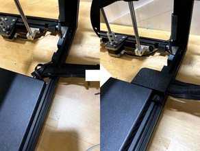simple cable cover ender 5 management creality ender5 3d print model - Mito3D