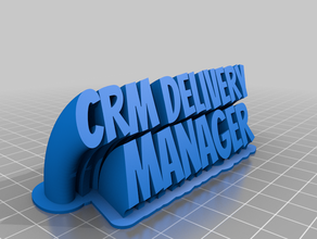 crm delivery manager customized 3d print model - Mito3D