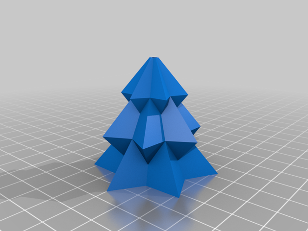 mini xmas tree 3D print model - Mito3D