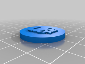 ihmn mystic powers token counter her mejestys name tabletop 3d print model - Mito3D