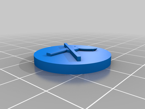 ihmn weapon unusable token counter her majestys name 3d print model - Mito3D