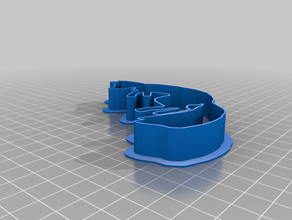 cortador de cookie fox padaria personalizado a lobo 3d print model - Mito3D