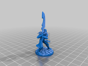 dragonslayer armored warrior 3d print model - Mito3D