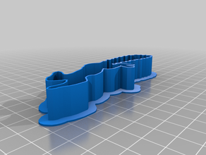 personalizar el cortador de la galleta ardilla personalizado 3d print model - Mito3D