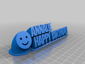 my customized sweeping 2-line name plate text 3d print model - Mito3D