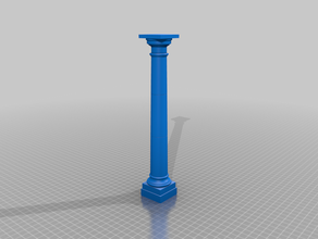 mas tapered column 3d print model - Mito3D