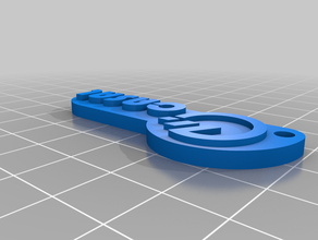keychain casal motorike 3d print model - Mito3D