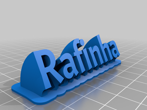 rafinha personalizado 3d print model - Mito3D