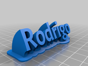 rodrigo personnalisé 3d print model - Mito3D