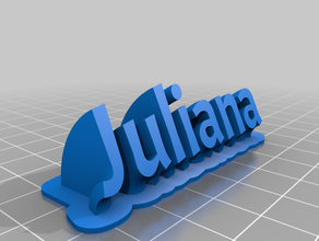 juliana personalizado 3d print model - Mito3D