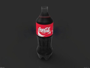 cola bottle cocacola water 3d print model - Mito3D