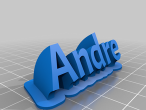 andre customized 3d print model - Mito3D