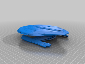 hoover classe nave star trek descoberta 3d print model - Mito3D