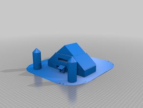 Scheune Haus 3d print model - Mito3D