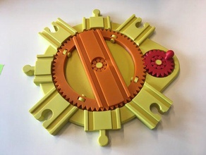 Zug Plattenspieler brio openscad - Spielzeug turntable 3d print model - Mito3D